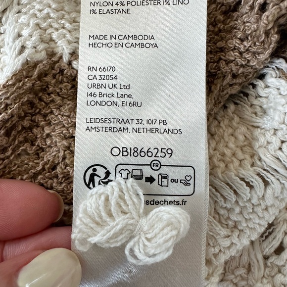 Anthropologie Pilcro Cable-Knit Preppy Striped Sweater - Picture 13 of 14